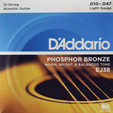ENCORDADURA DADDARIO GUITARRAS ACÚSTICA EJ-38